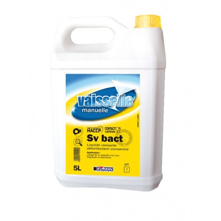 SV BACT - liquide vaisselle déinfectant