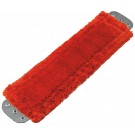Frange de lavage 3 trous microfibre rouge 40 cm