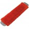 Frange de lavage 3 trous microfibre rouge 40 cm